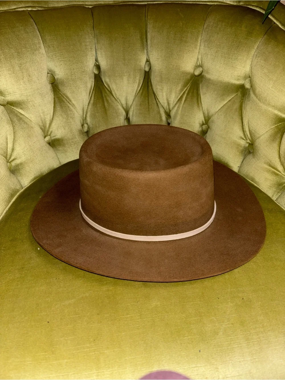 Stetson  XXX Cowboy Hat Size 7.5 USA Made Brown Leather